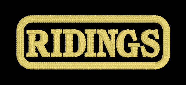RIDINGS (NAME) PATCH (MEMBERS ONLY)