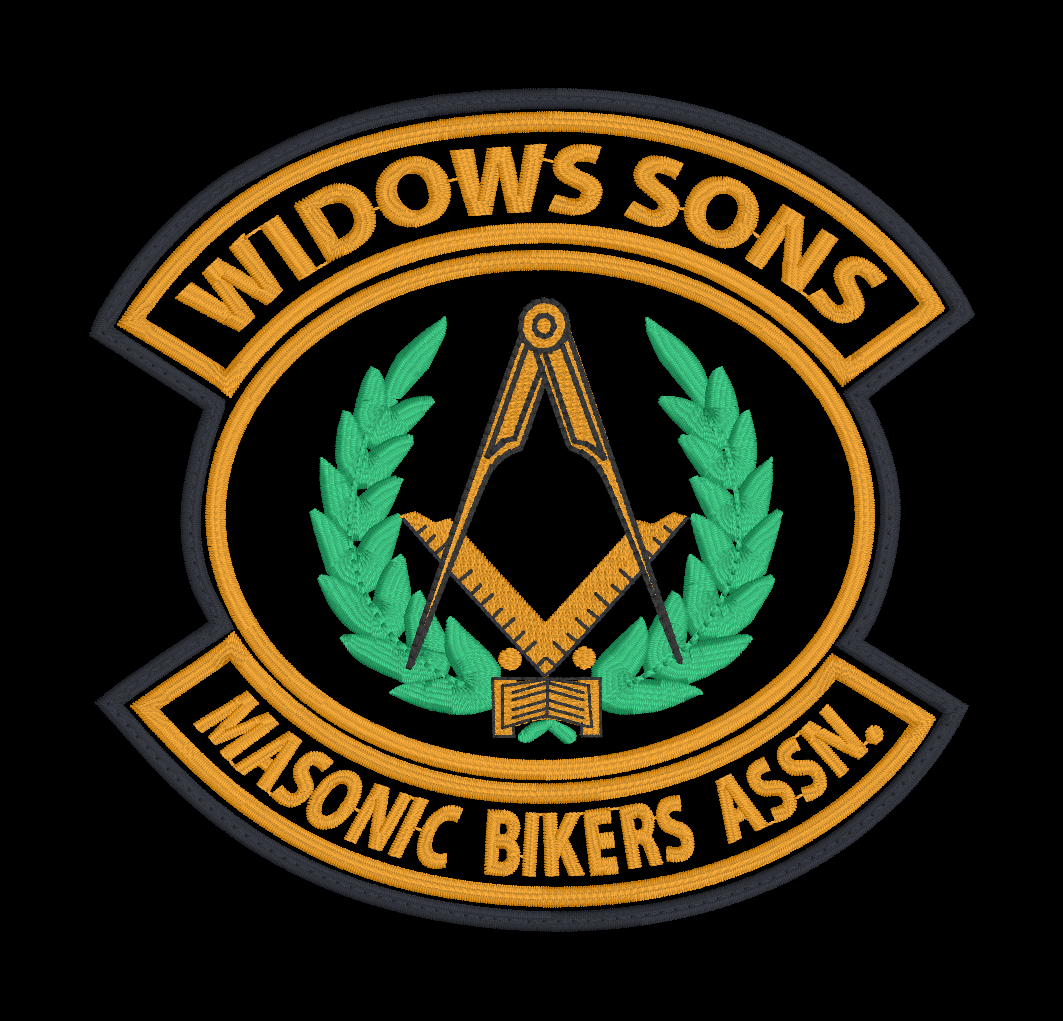 This is an embroidered patch which is given to newly Patched in members of The Widows Sons Motorbike Association. These are for Admins to purchase only.