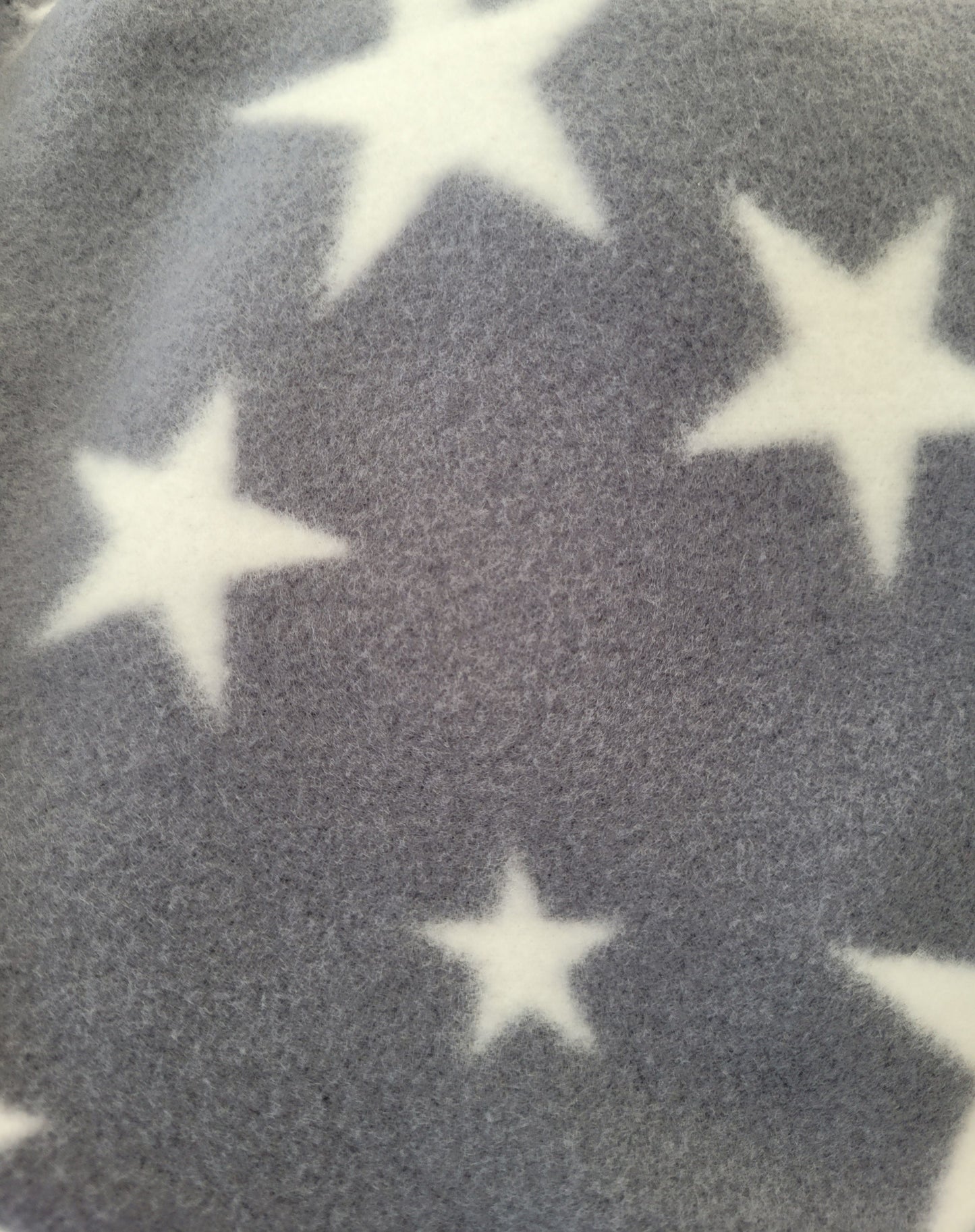 Light Grey with White Stars