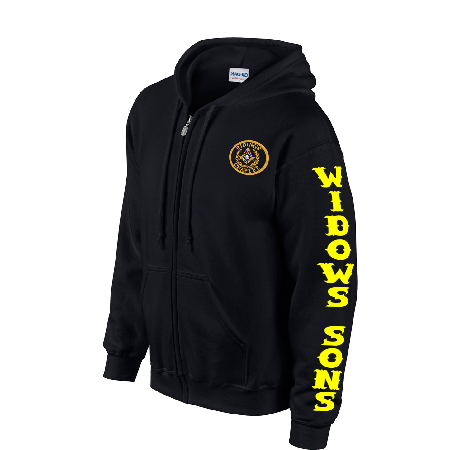 WIDOWS SONS ZIPPED HOODIE (MEMBERS ONLY)