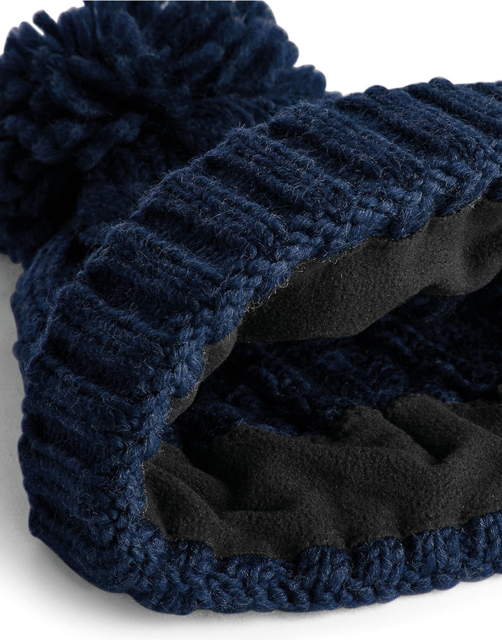 Beechfield Cable Knit Melange Beanie