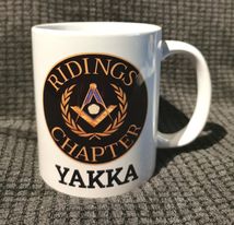 Ridings Chapter Logo on one side Plus your name.