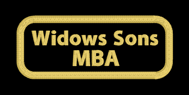 members only "WIDOWS SONS MBA" PATCH